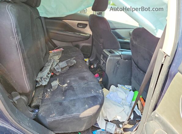 5N1AZ2MHXJN141938 2018 NISSAN MURANO Blue Widok wnętrza z tyłu