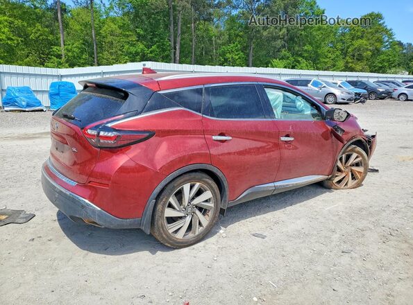 5N1AZ2MJ0KN129012 2019 NISSAN MURANO Red Rear right