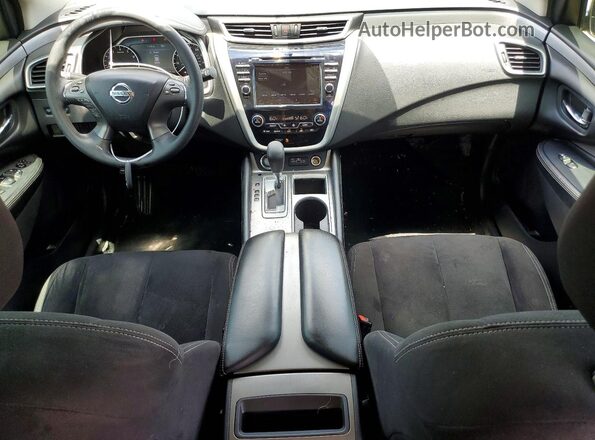 5N1AZ2MJ5KN127854 2019 NISSAN MURANO Black Widok deski rozdzielczej