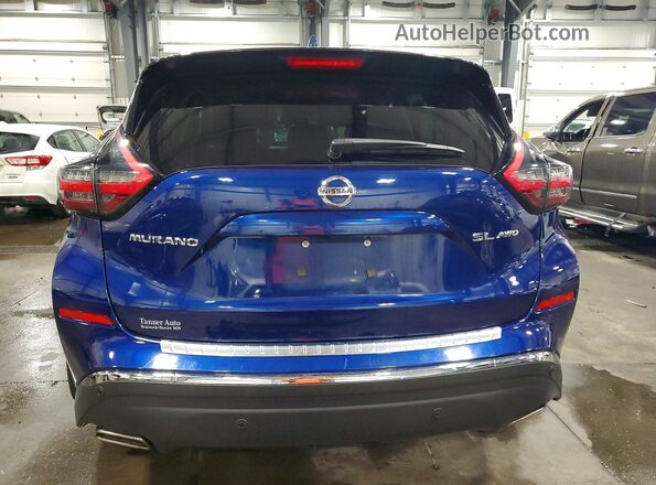 5N1AZ2MS0KN102790 2019 NISSAN MURANO Blue Вид ззаду