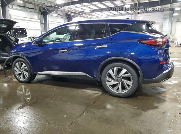 5N1AZ2MS0KN102790 2019 NISSAN MURANO Blue Задня ліва чверть
