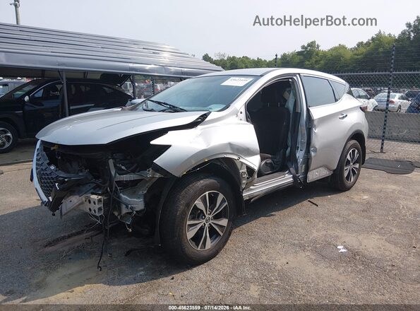 5N1AZ2MS1KN123261 2019 NISSAN MURANO Silver Vista tres cuartos delantera izquierda