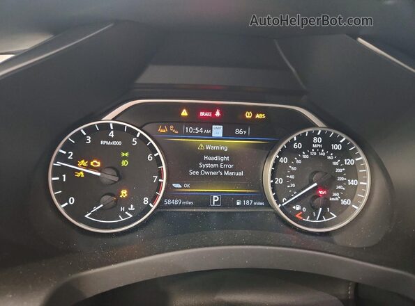 5N1AZ2MS2KN108526 2019 NISSAN MURANO Серебряный Вид щитка приборов