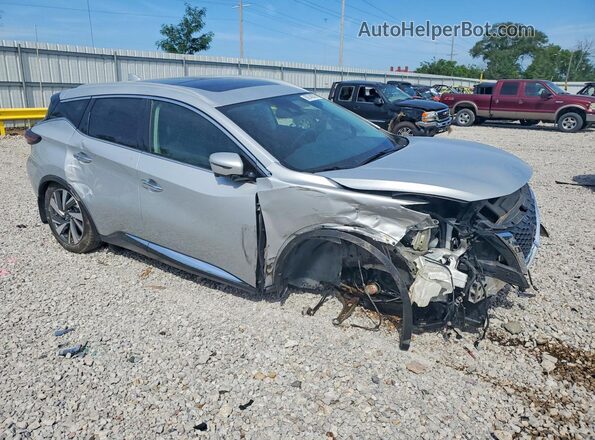 5N1AZ2MS2KN108526 2019 NISSAN MURANO Серебряный Передняя правая четверть