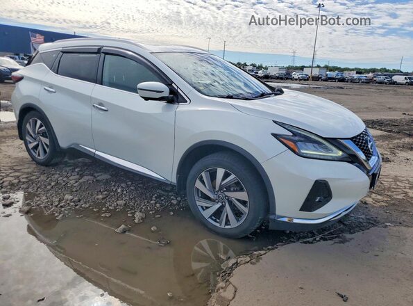 5N1AZ2MS2KN163851 2019 NISSAN MURANO Белый Передняя правая четверть
