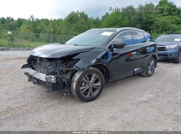 5N1AZ2MS3KN145519 2019 NISSAN MURANO Black Vista tres cuartos delantera izquierda