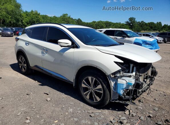 5N1AZ2MS4KN125702 2019 NISSAN MURANO White Delantero derecho