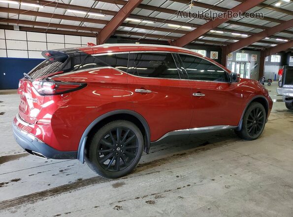 5N1AZ2MS4KN143844 2019 NISSAN MURANO Красный Задняя правая четверть