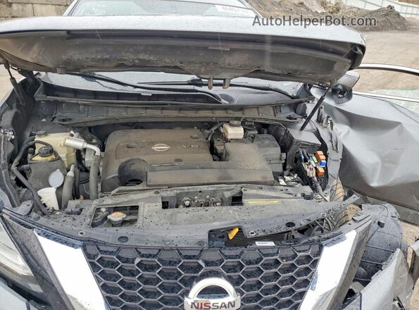 5N1AZ2MS4KN162068 2019 NISSAN MURANO Gray Engine compartment view