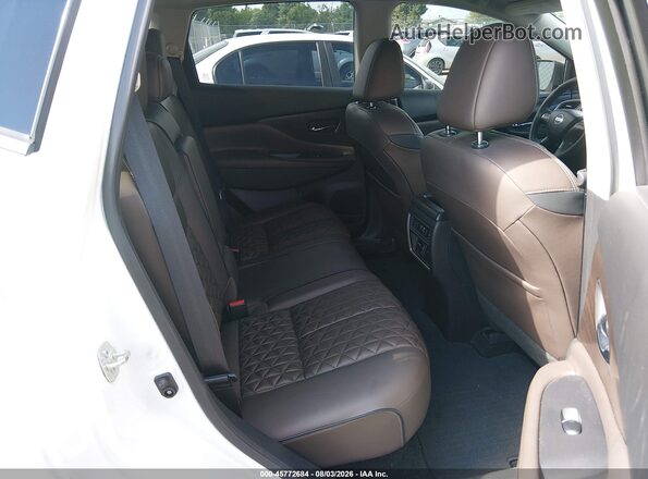 5N1AZ2MS5KN104826 2019 NISSAN MURANO White Vista de la etiqueta del VIN