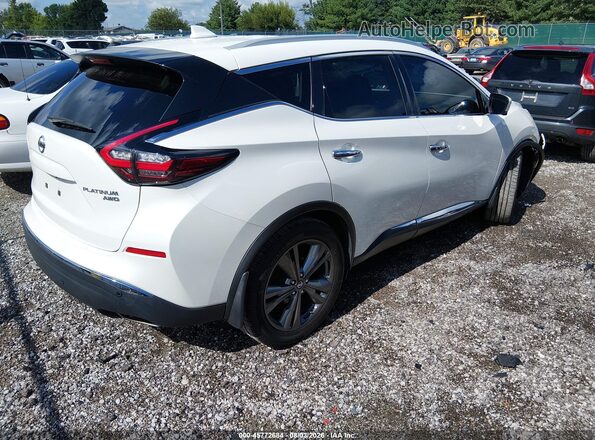 5N1AZ2MS5KN104826 2019 NISSAN MURANO White Trasero derecho