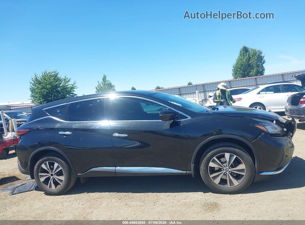5N1AZ2MS7KN106870 2019 NISSAN MURANO Black Widok wnętrza z tyłu