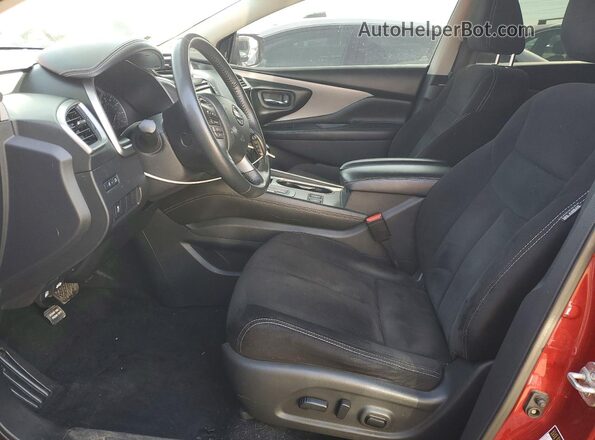 5N1AZ2MS7KN120641 2019 NISSAN MURANO Red წინა სალონის ხედი