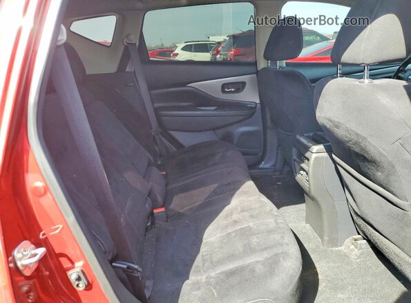 5N1AZ2MS7KN120641 2019 NISSAN MURANO Red უკანა სავარძლების ხედი