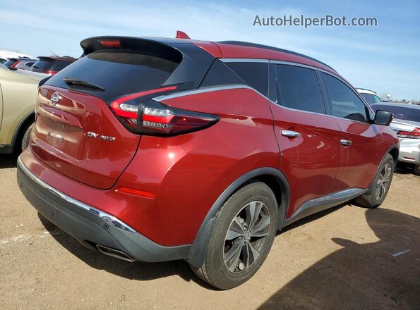 5N1AZ2MS7KN120641 2019 NISSAN MURANO Red უკანა მარჯვენა