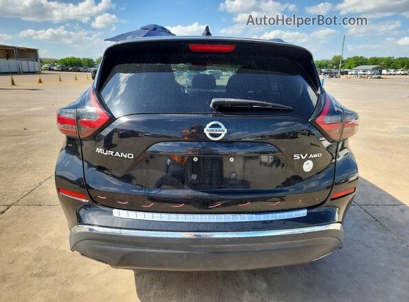 5N1AZ2MS7KN130554 2019 NISSAN MURANO Black Вид ззаду