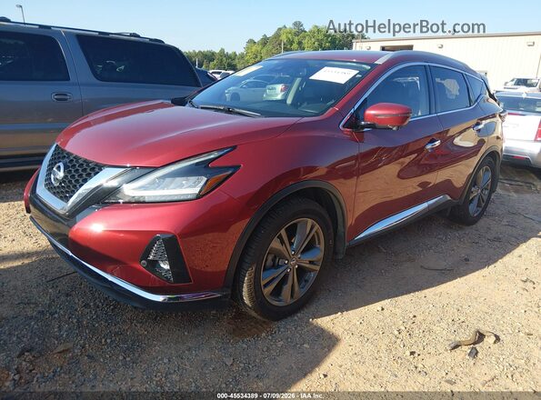 5N1AZ2MS7KN150545 2019 NISSAN MURANO Red Przód lewy