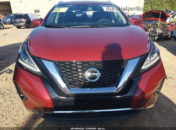 5N1AZ2MS7KN150545 2019 NISSAN MURANO Red Widok zestawu wskaźników