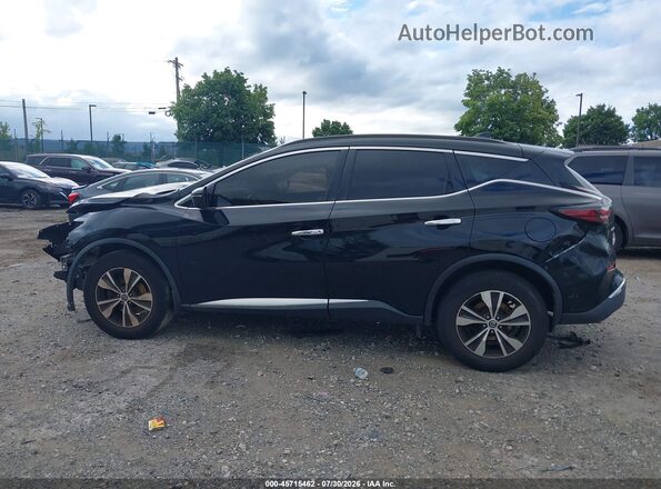 5N1AZ2MS7KN166745 2019 NISSAN MURANO Black Widok wnętrza z tyłu