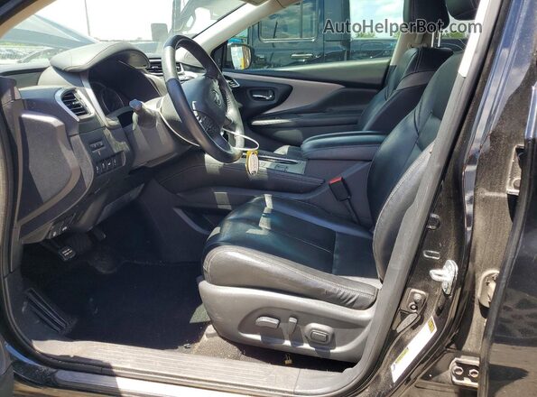 5N1AZ2MSXKN101971 2019 NISSAN MURANO Black Front interior view