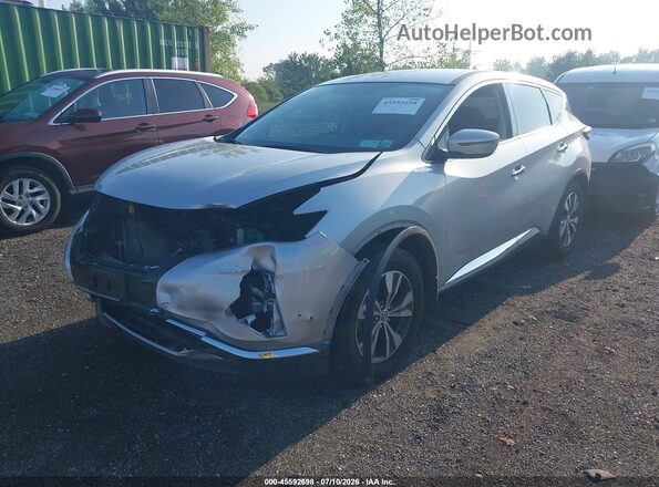 5N1AZ2MSXKN136901 2019 NISSAN MURANO Silver Front left
