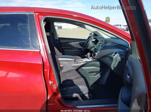 5N1AZ2MSXKN140575 2019 NISSAN MURANO Red წინა სალონის ხედი