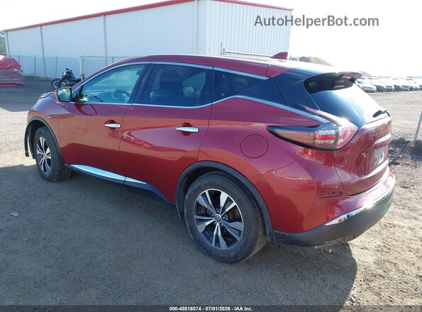 5N1AZ2MSXKN140575 2019 NISSAN MURANO Red უკანა მარცხენა
