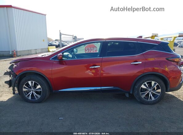 5N1AZ2MSXKN140575 2019 NISSAN MURANO Red 