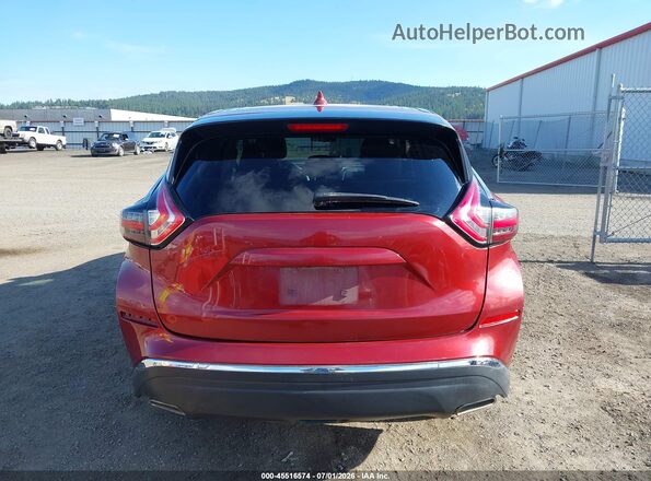5N1AZ2MSXKN140575 2019 NISSAN MURANO Red 