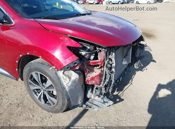 5N1AZ2MSXKN140575 2019 NISSAN MURANO Red 