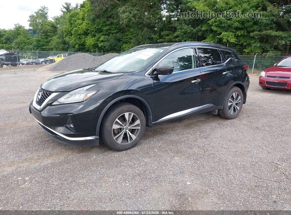 5N1AZ2MSXKN145615 2019 NISSAN MURANO Black წინა მარცხენა ხედი სამი მეოთხედიდან