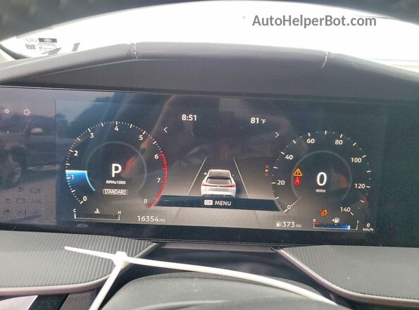 5N1AZ3BJ7SC110283 2025 NISSAN MURANO Угольный Вид щитка приборов
