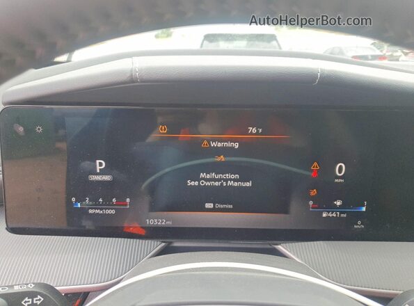 5N1AZ3BS7SC141476 2025 NISSAN MURANO Blue Vista del cuadro de instrumentos