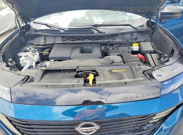5N1AZ3CS0SC132908 2025 NISSAN MURANO Teal ძრავის განყოფილების ხედი