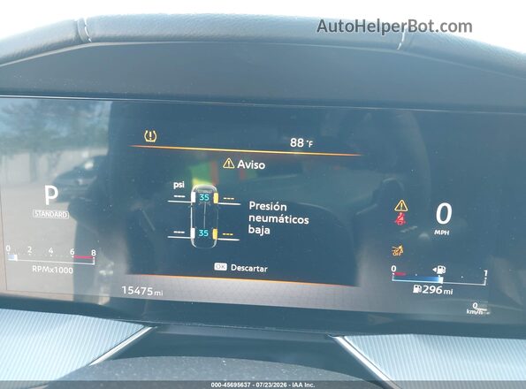 5N1AZ3CS5SC137988 2025 NISSAN MURANO Gold Vista de los asientos traseros