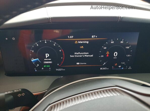 5N1AZ3DT4SC106545 2025 NISSAN MURANO White Widok zestawu wskaźników