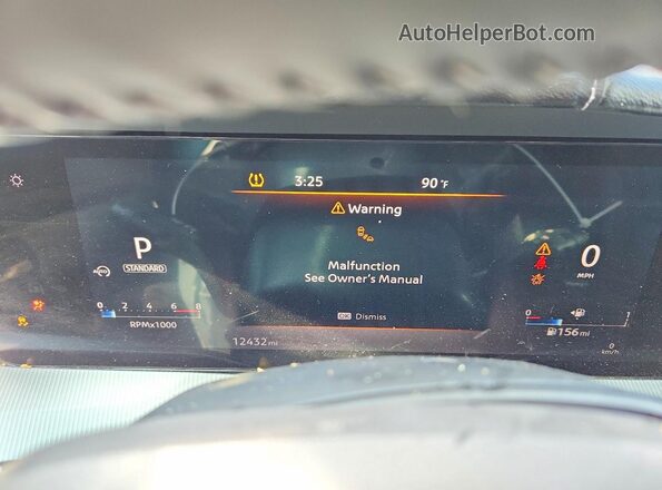 5N1AZ3DT5SC138582 2025 NISSAN MURANO Черный Вид щитка приборов