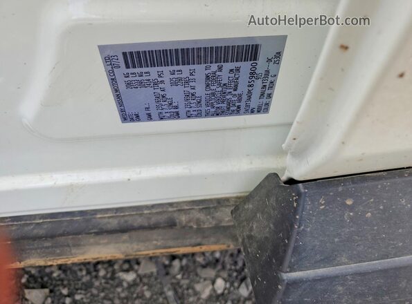 5N1BT3AA0PC859800 2023 NISSAN ROGUE White VIN կոդի պիտակի տեսք
