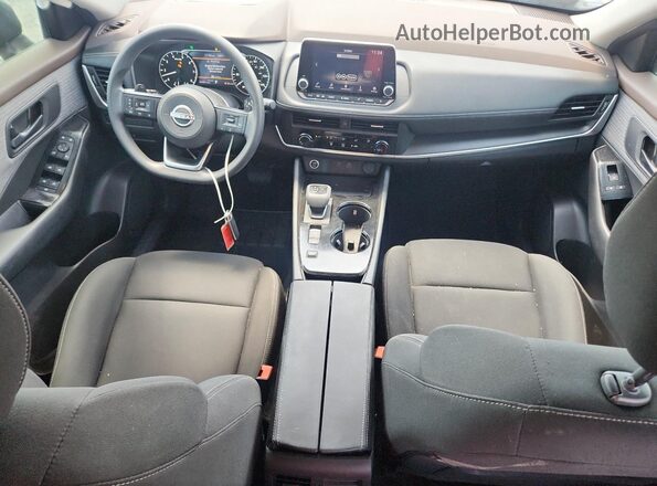 5N1BT3AA0PC907344 2023 NISSAN ROGUE Blue Առջևի վահանակի տեսք