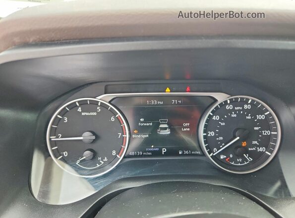 5N1BT3AA1PC817331 2023 NISSAN ROGUE White ხელსაწყოთა პანელის ხედი