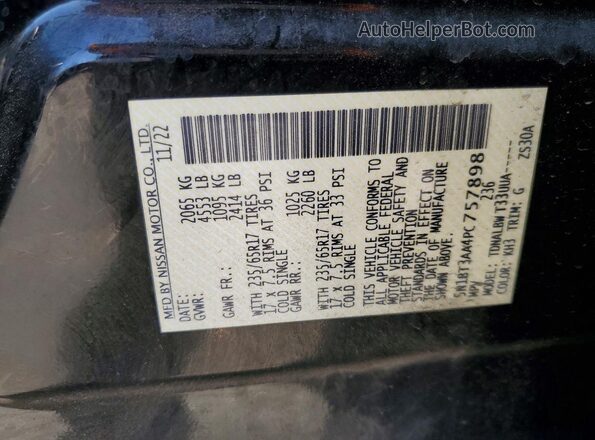 5N1BT3AA4PC757898 2023 NISSAN ROGUE Black Widok komory silnika