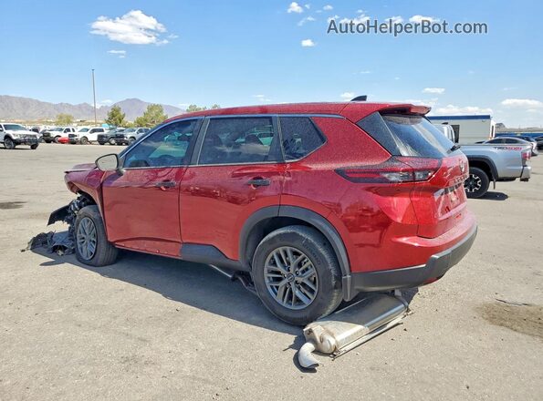 5N1BT3AA8TC800469 2026 NISSAN ROGUE Maroon Trasero izquierdo