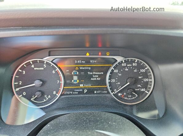 5N1BT3AA9PC929908 2023 NISSAN ROGUE Black Vista del cuadro de instrumentos