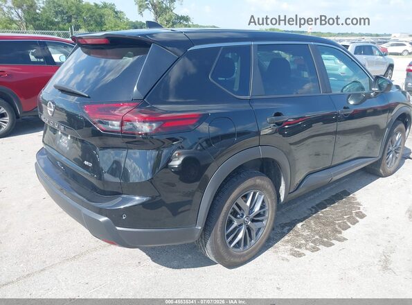 5N1BT3AB1RC732601 2024 NISSAN ROGUE Black Trasero derecho