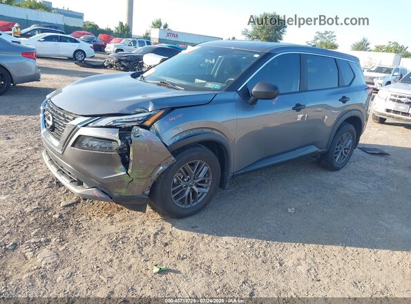 5N1BT3AB2PC940466 2023 NISSAN ROGUE Gray Առջևի ձախ երեք քառորդ տեսարան