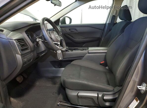5N1BT3AB2RC694196 2024 NISSAN ROGUE Gray Front interior view