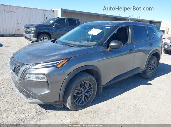 5N1BT3AB4PC683553 2023 NISSAN ROGUE Gray Vista tres cuartos delantera izquierda