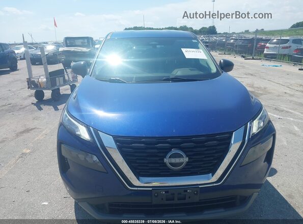 5N1BT3AB4PC789369 2023 NISSAN ROGUE Blue ხელსაწყოთა პანელის ხედი