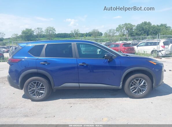 5N1BT3AB4PC789369 2023 NISSAN ROGUE Blue უკანა სალონის ხედი