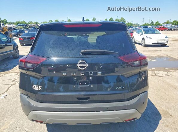 5N1BT3AB4PC809006 2023 NISSAN ROGUE Black Rear view
